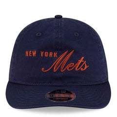 New York Mets x thisisneverthat Retro Crown 9FIFTY Adjustable Hat Navy | New Era