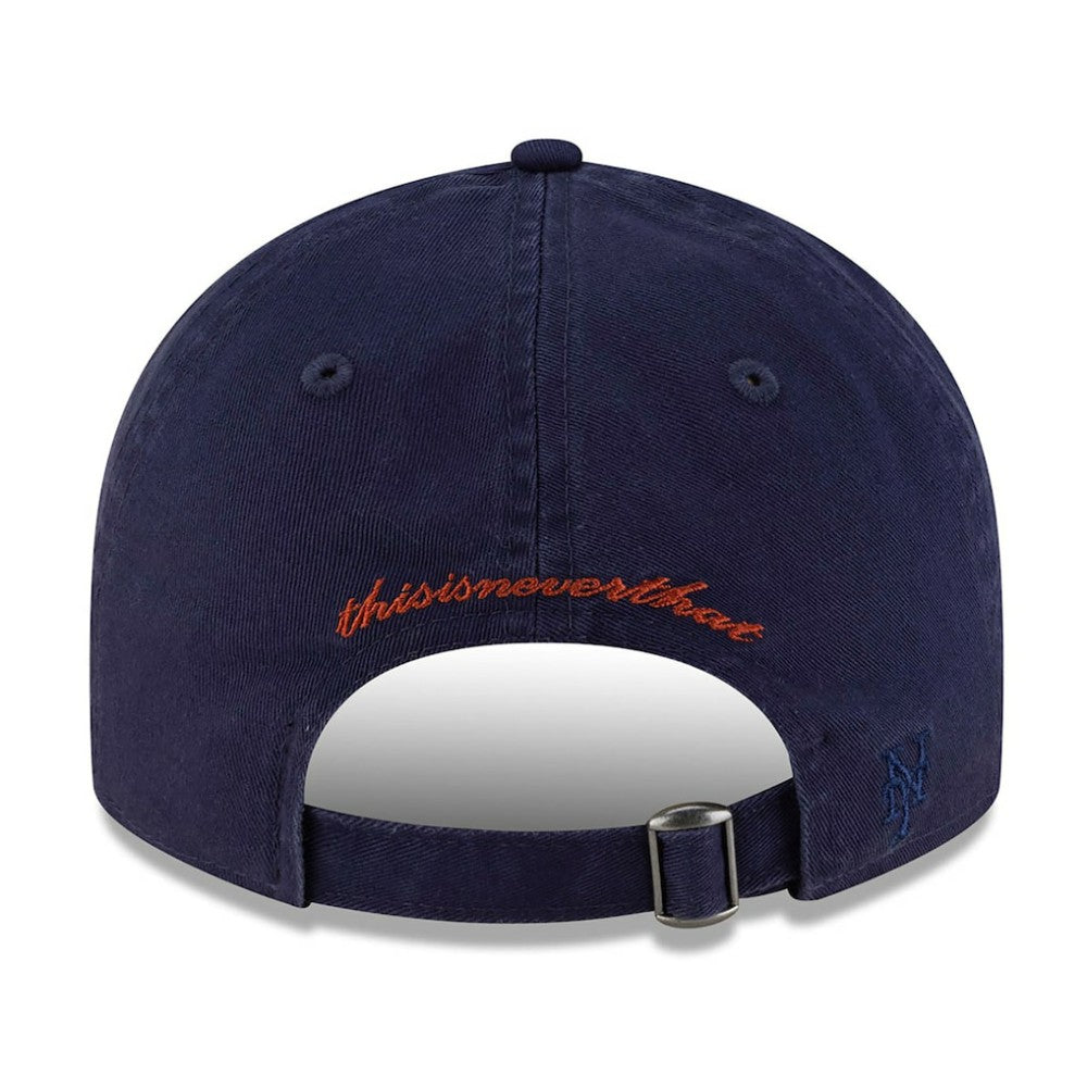 New York Mets x thisisneverthat Retro Crown 9FIFTY Adjustable Hat Navy | New Era