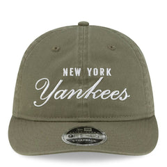 New York Yankees x thisisneverthat Retro Crown 9FIFTY Adjustable Hat Olive | New Era