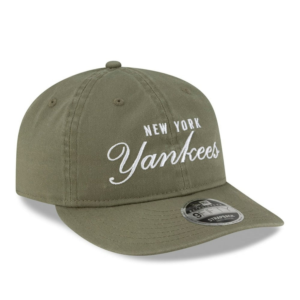 New York Yankees x thisisneverthat Retro Crown 9FIFTY Adjustable Hat Olive | New Era