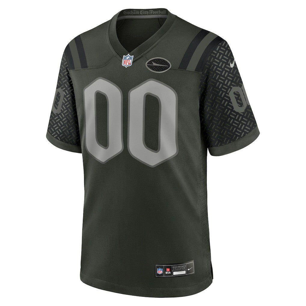 New York Jets 2025 Rivalries Collection Custom Game Jersey - Gotham Green