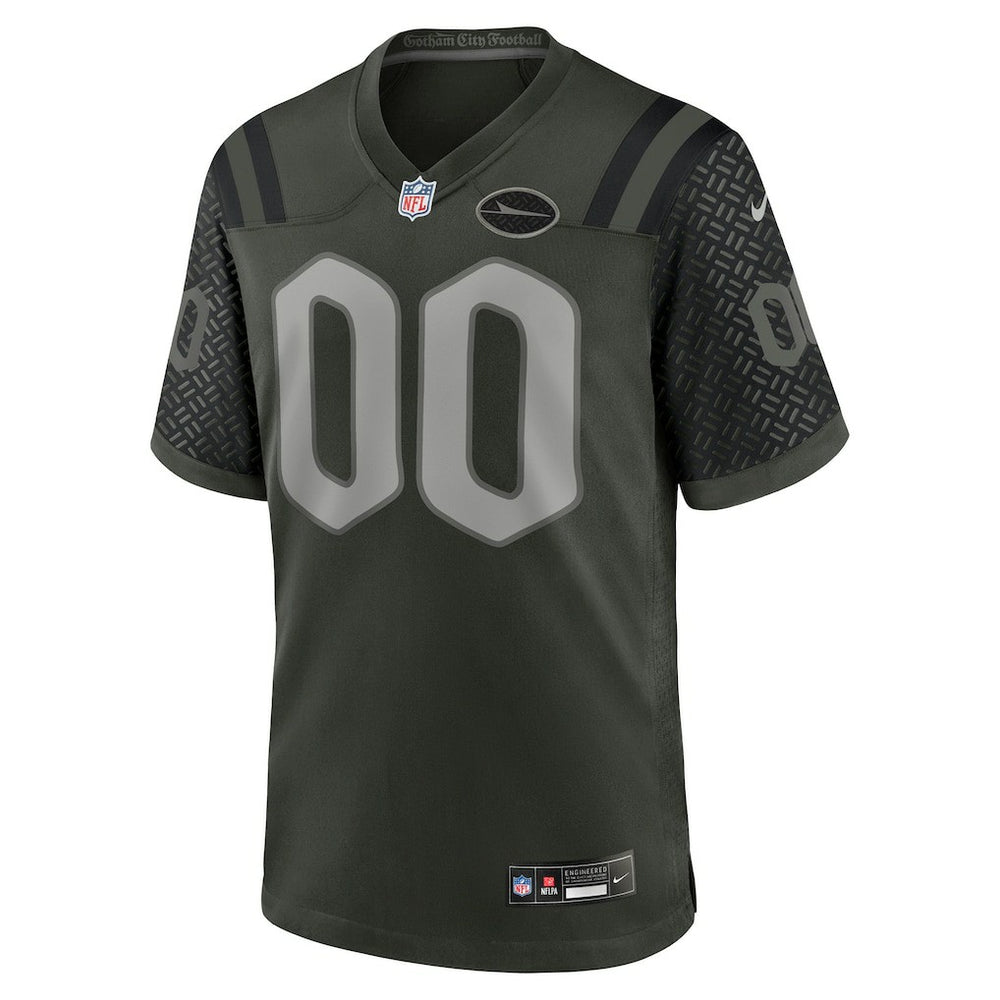 New York Jets 2025 Rivalries Collection Custom Game Jersey - Gotham Green