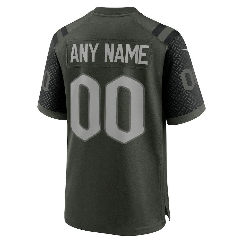 New York Jets 2025 Rivalries Collection Custom Game Jersey - Gotham Green
