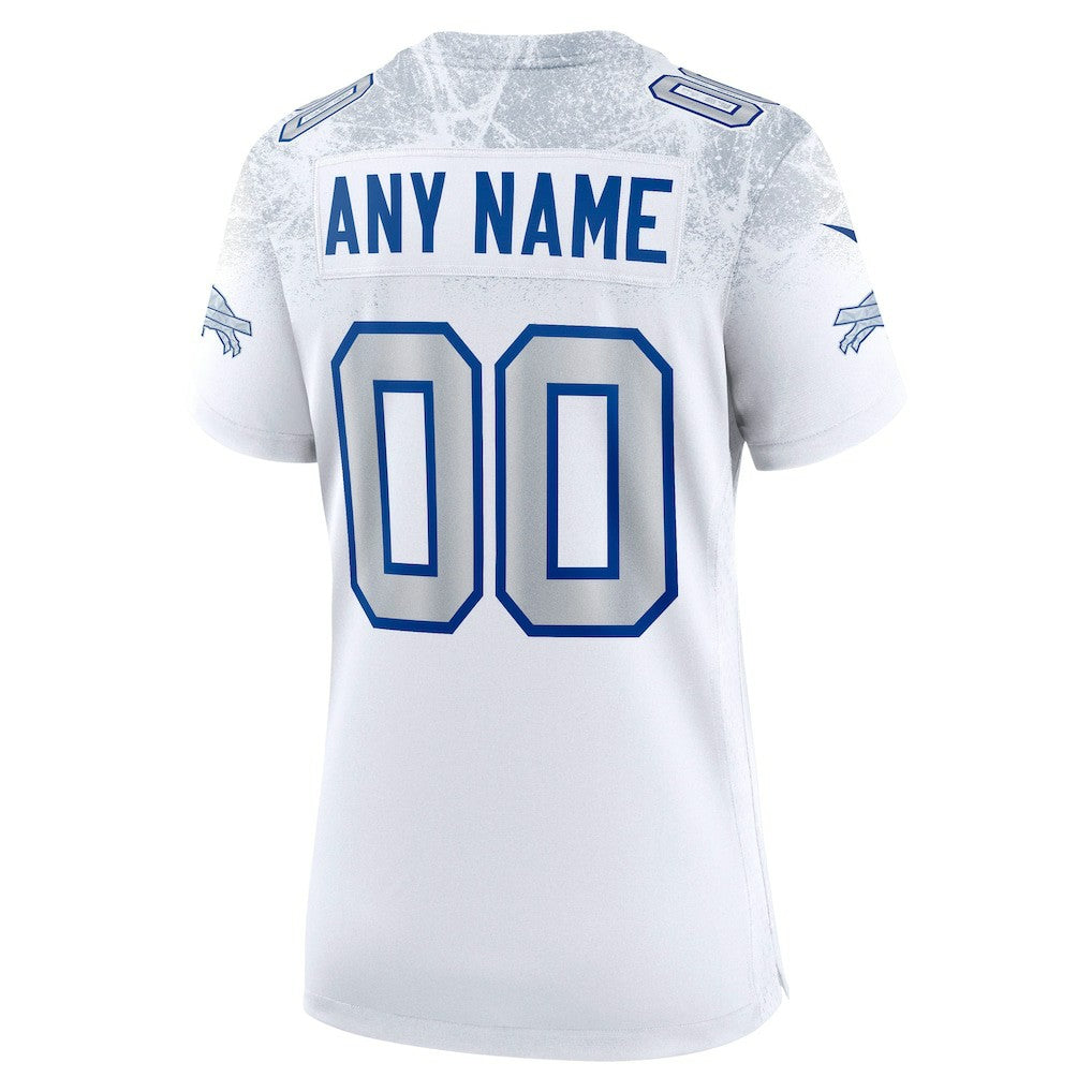 Buffalo Bills Women's 2025 Rivalries Collection Custom Game Jersey - White