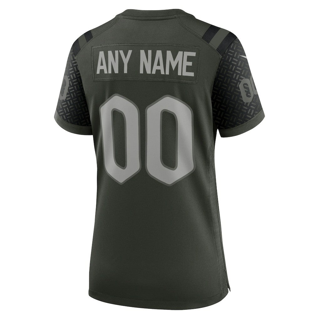 New York Jets Women's 2025 Rivalries Collection Custom Game Jersey - Gotham Green