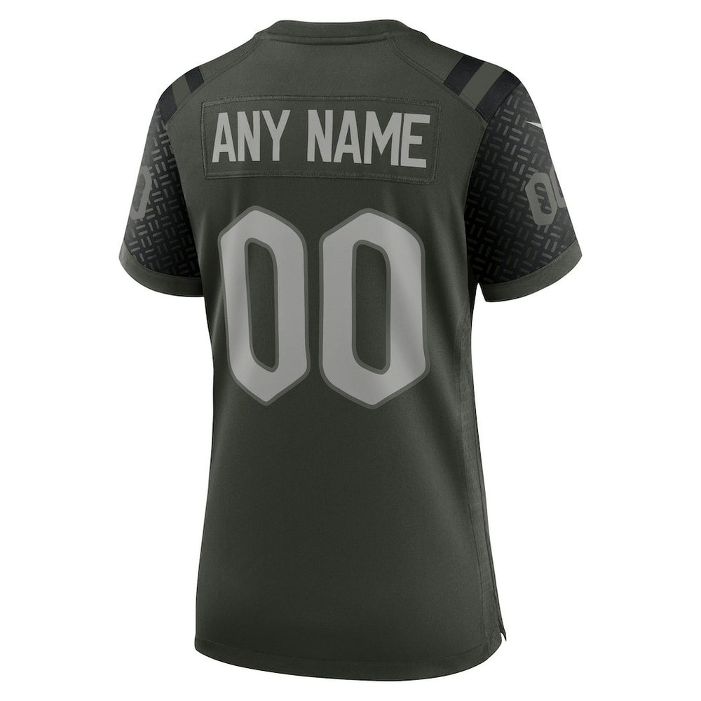 New York Jets Women's 2025 Rivalries Collection Custom Game Jersey - Gotham Green