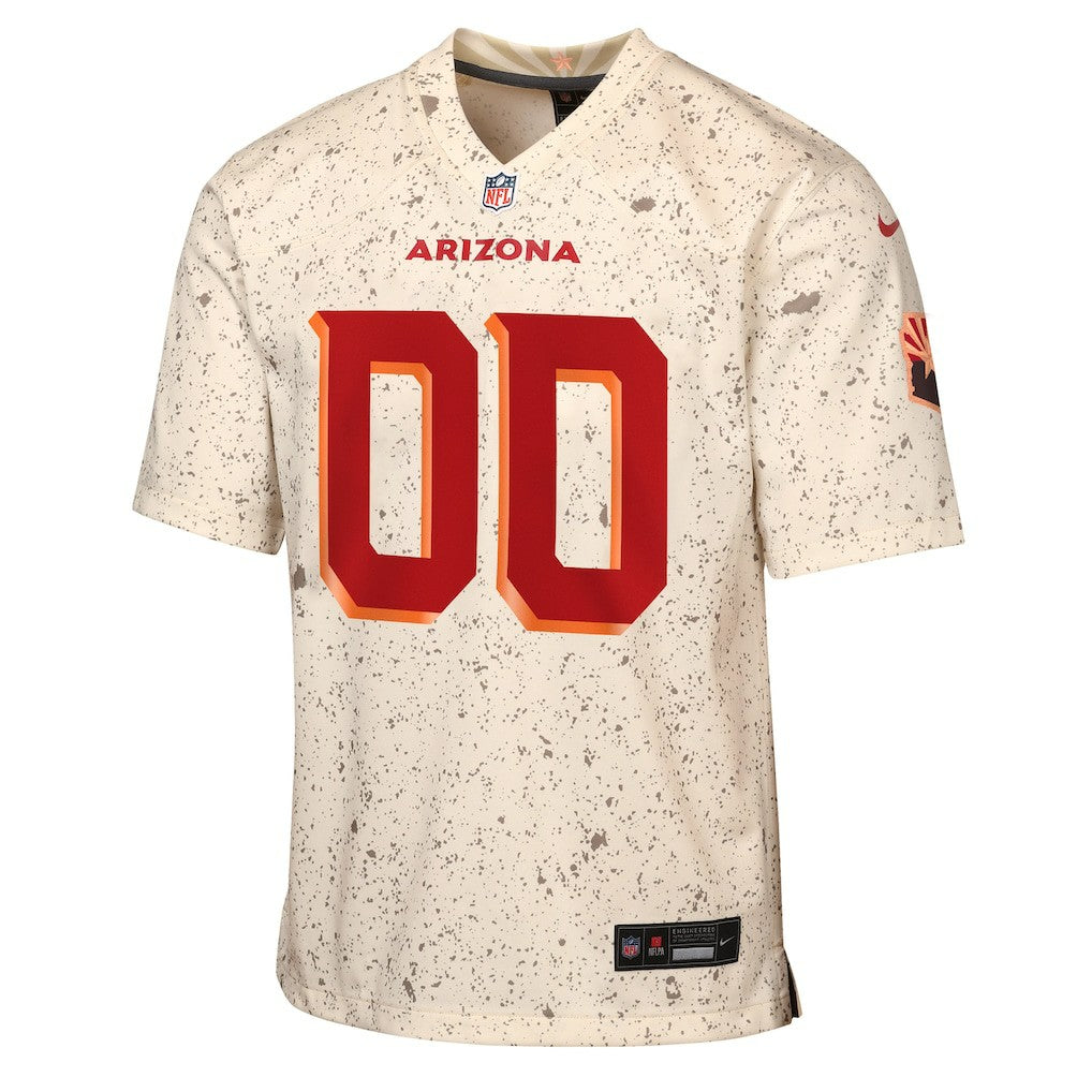 Arizona Cardinals Youth 2025 Rivalries Collection Custom Game Jersey - Natural