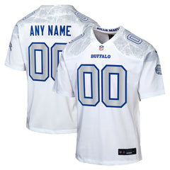 Buffalo Bills Youth 2025 Rivalries Collection Custom Game Jersey - White