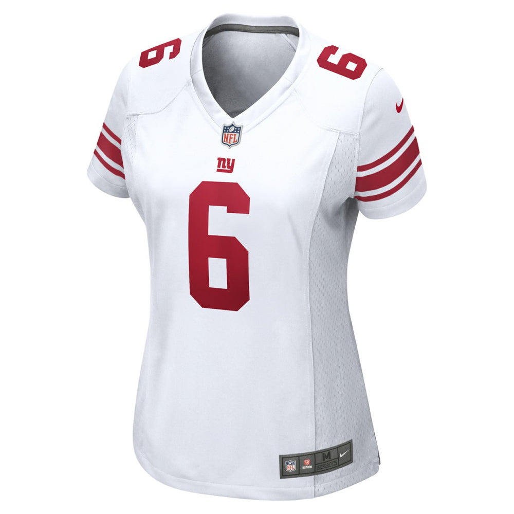 Jaxson Dart New York Giants Women's Game Jersey - White