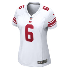 Jaxson Dart New York Giants Women's Game Jersey - White