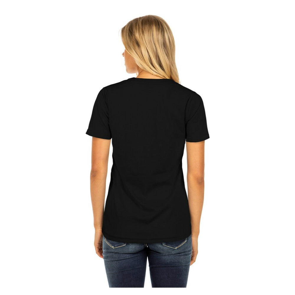 Detroit Tigers Women's Día de los Muertos V-Neck T-Shirt Black | New Era