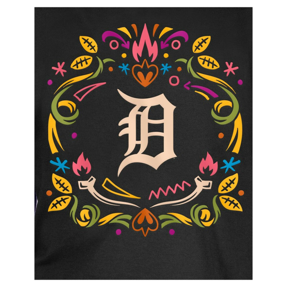 Detroit Tigers Youth Día de los Muertos T-Shirt Black | New Era