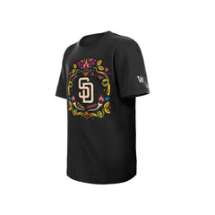 San Diego Padres Youth Día de los Muertos T-Shirt Black | New Era