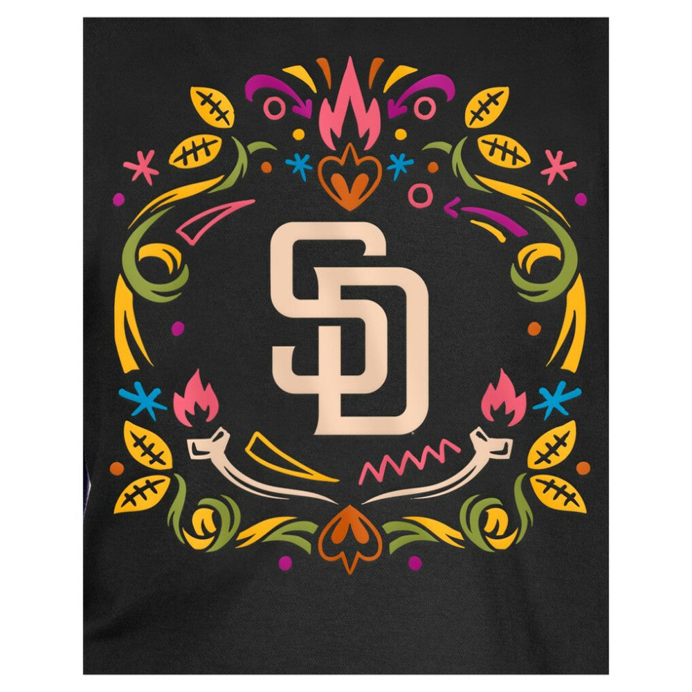 San Diego Padres Youth Día de los Muertos T-Shirt Black | New Era