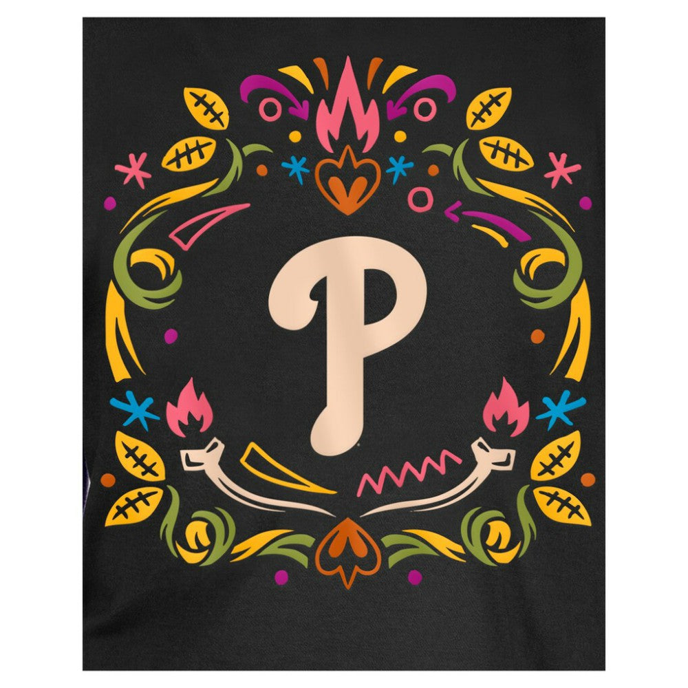 Philadelphia Phillies Youth Día de los Muertos T-Shirt Black | New Era