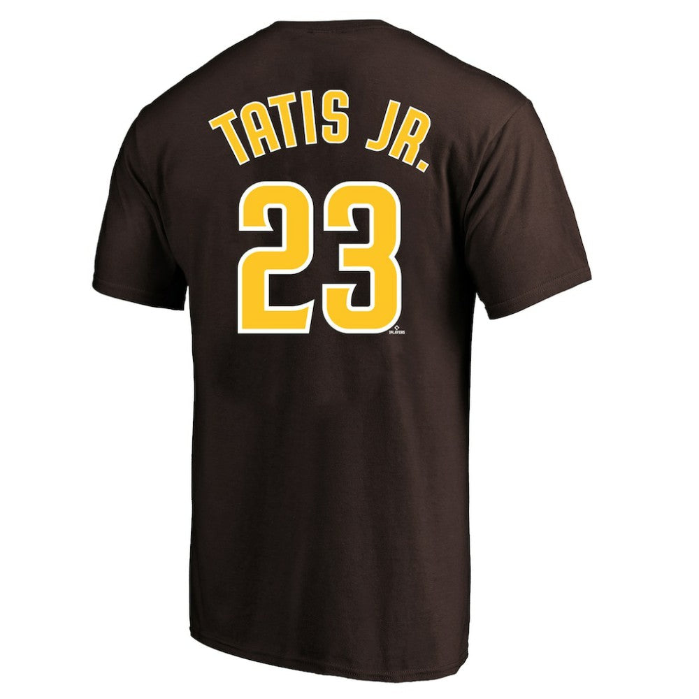 Fernando Tatis Jr. San Diego Padres Profile Big & Tall Player Name & Number T-Shirt Brown