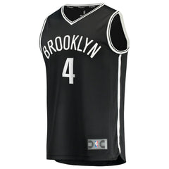 Drake Powell Brooklyn Nets Fast Break Replica Jersey - Black - Icon Edition