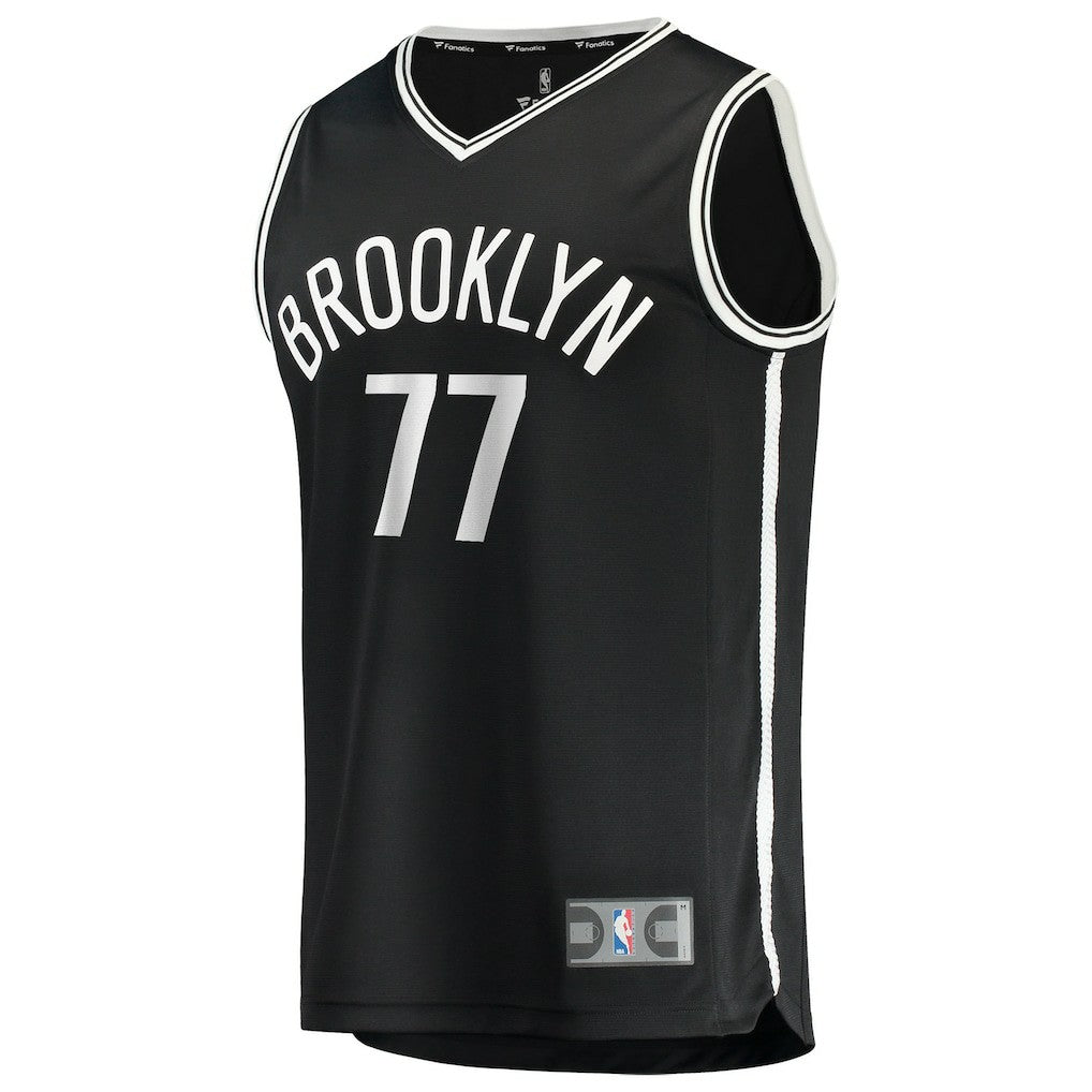 Ben Saraf Brooklyn Nets Youth Fast Break Replica Jersey - Black - Icon Edition