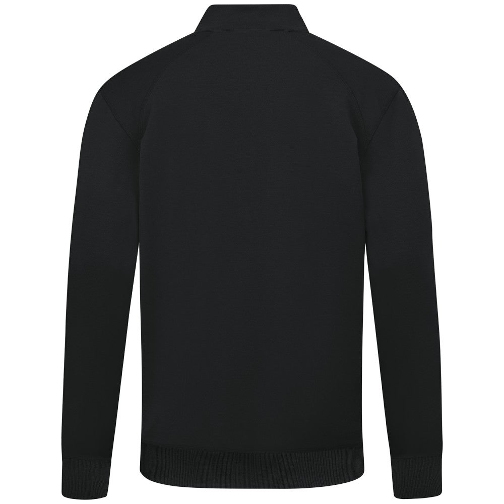 Cleveland Guardians Levelwear Upright Insignia Tri-Blend Quarter-Zip Pullover Black