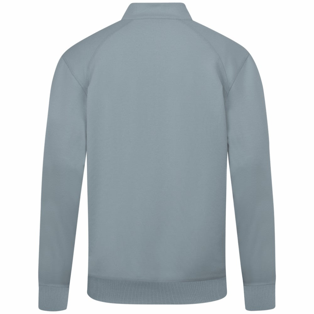 Atlanta Braves Levelwear Upright Insignia Tri-Blend Quarter-Zip Pullover Gray