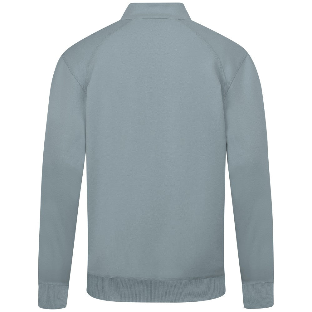 Milwaukee Brewers Levelwear Upright Insignia Tri-Blend Quarter-Zip Pullover Gray