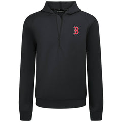 Boston Red Sox Levelwear Technic Insignia Quarter-Zip Hoodie Black