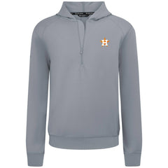 Houston Astros Levelwear Technic Insignia Quarter-Zip Hoodie Gray