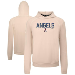 Los Angeles Angels Levelwear Mandate Carve Tri-Blend Hoodie Khaki