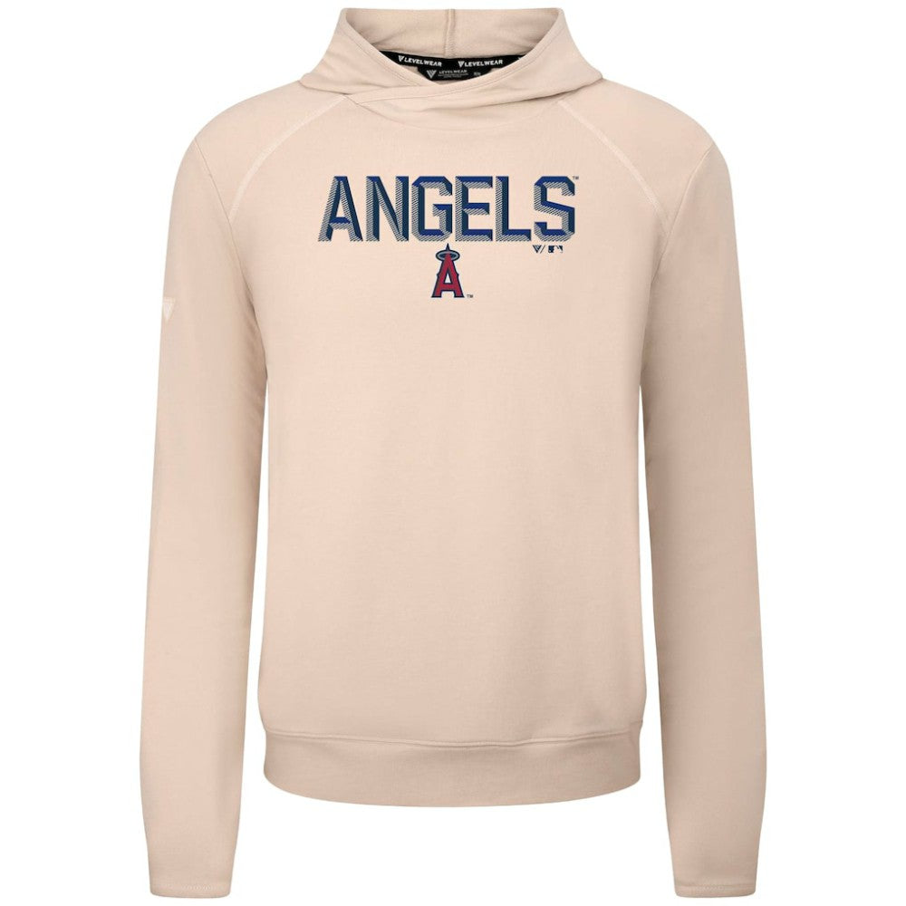 Los Angeles Angels Levelwear Mandate Carve Tri-Blend Hoodie Khaki