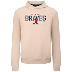 Atlanta Braves Levelwear Mandate Carve Tri-Blend Hoodie Khaki