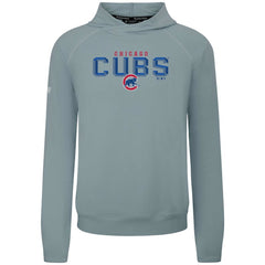 Chicago Cubs Levelwear Mandate Carve Tri-Blend Hoodie Gray