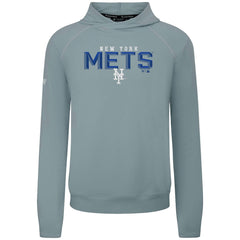 New York Mets Levelwear Mandate Carve Tri-Blend Hoodie Gray