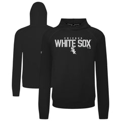 Chicago White Sox Levelwear Mandate Carve Tri-Blend Hoodie Black
