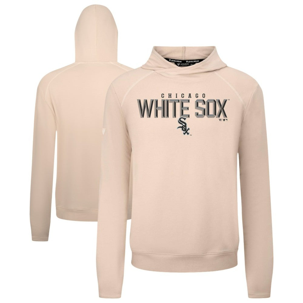 Chicago White Sox Levelwear Mandate Carve Tri-Blend Hoodie Gray
