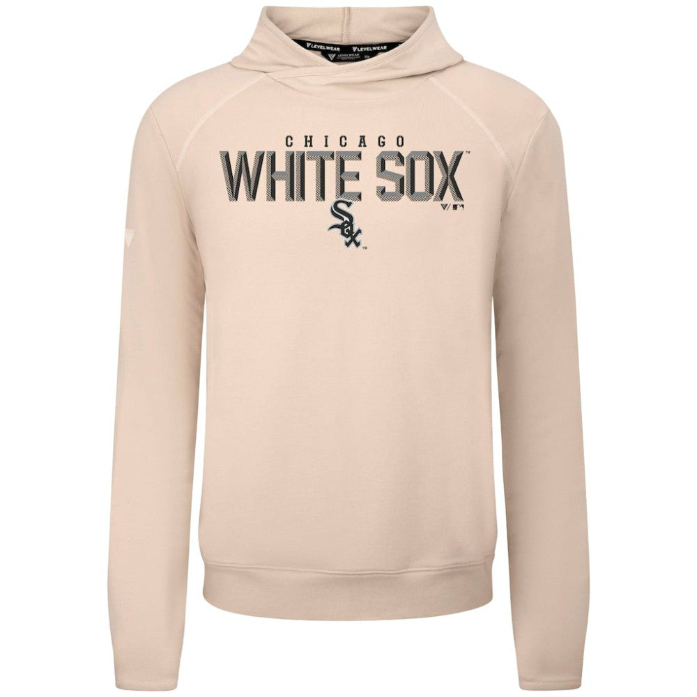 Chicago White Sox Levelwear Mandate Carve Tri-Blend Hoodie Gray
