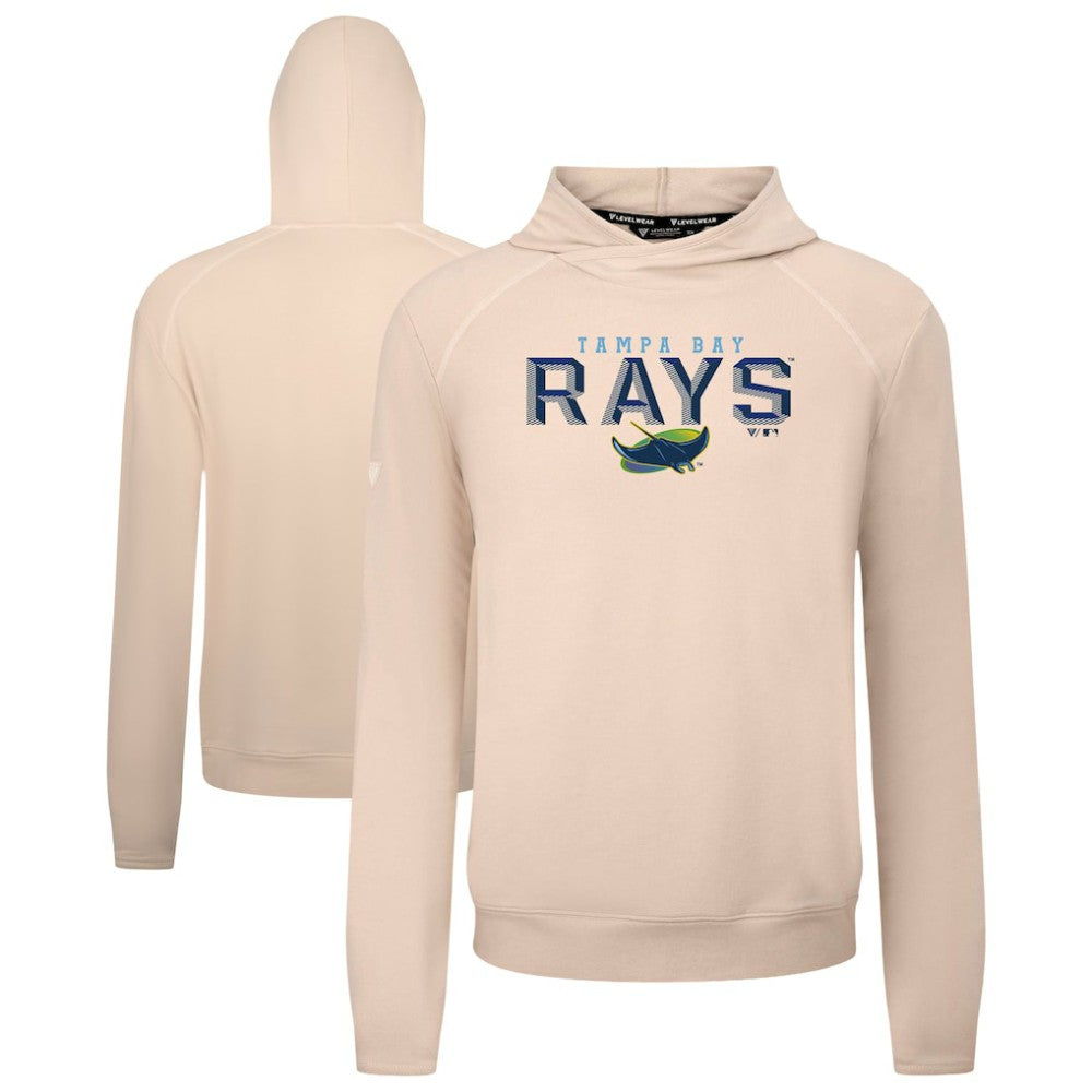Tampa Bay Rays Levelwear Mandate Carve Tri-Blend Hoodie Khaki