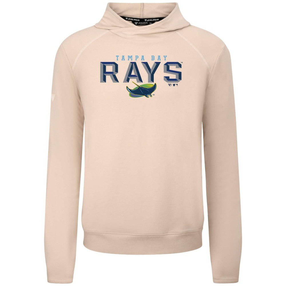 Tampa Bay Rays Levelwear Mandate Carve Tri-Blend Hoodie Khaki