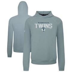 Minnesota Twins Levelwear Mandate Carve Tri-Blend Hoodie Gray