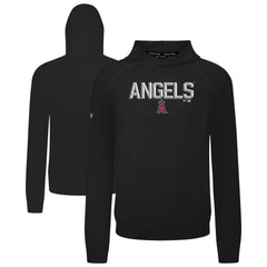 Los Angeles Angels Levelwear Mandate Carve Tri-Blend Hoodie Black