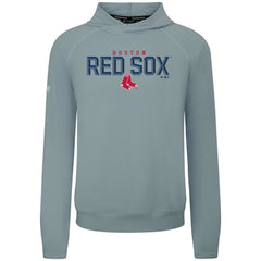 Boston Red Sox Levelwear Mandate Carve Tri-Blend Hoodie Gray
