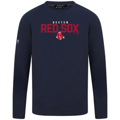 Boston Red Sox Levelwear Mandate Carve Tri-Blend Sweatshirt Navy