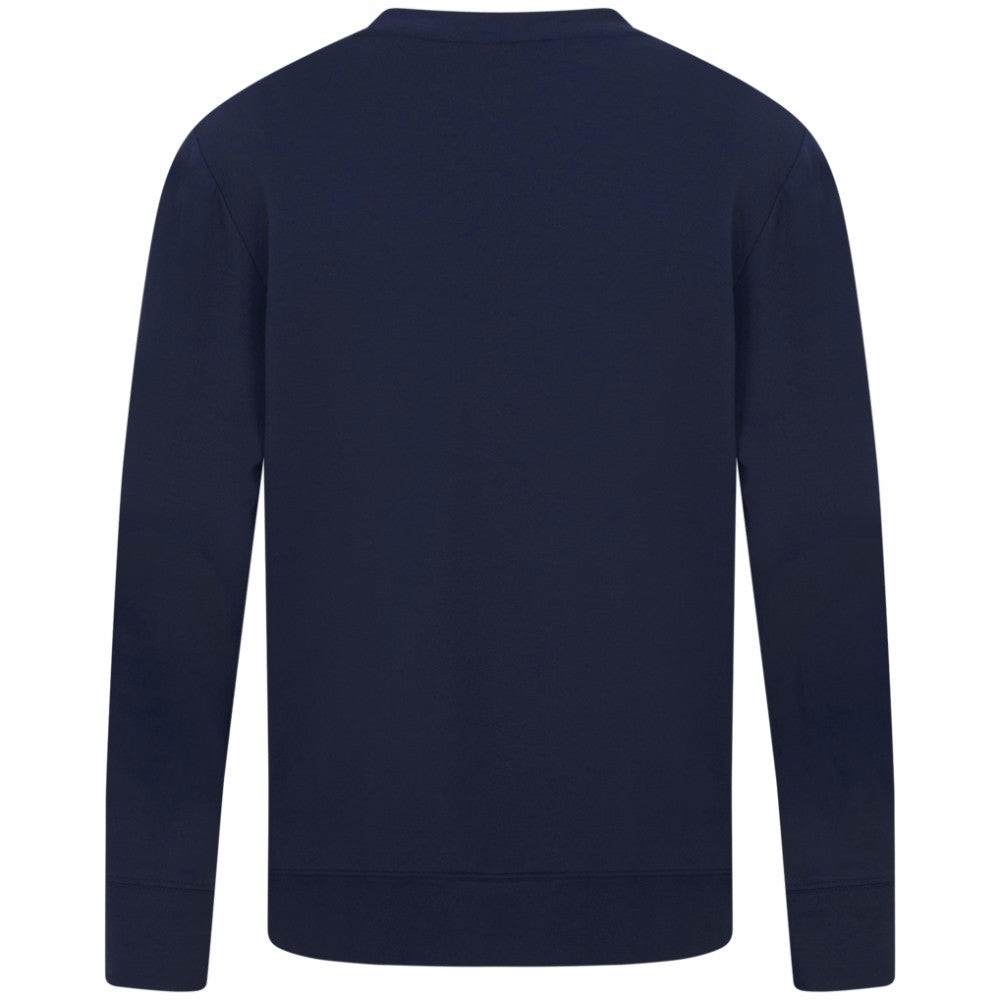 New York Yankees Levelwear Mandate Carve Tri-Blend Sweatshirt Navy