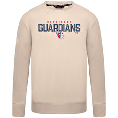 Cleveland Guardians Levelwear Mandate Carve Tri-Blend Sweatshirt Khaki