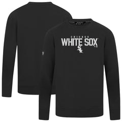 Chicago White Sox Levelwear Mandate Carve Tri-Blend Sweatshirt Black