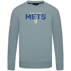 New York Mets Levelwear Mandate Carve Tri-Blend Sweatshirt Gray