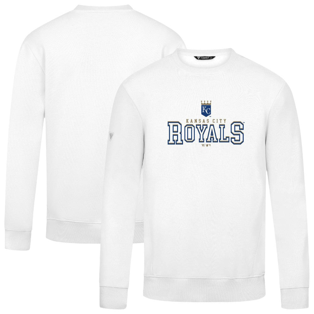 Kansas City Royals Levelwear Zane Journey Sweatshirt White