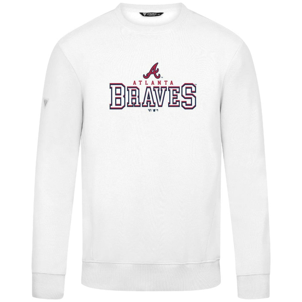 Atlanta Braves Levelwear Zane Journey Sweatshirt White