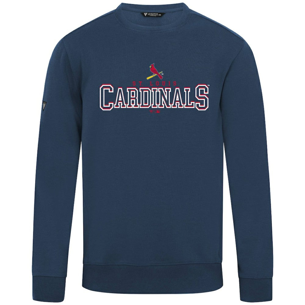 St. Louis Cardinals Levelwear Zane Journey Sweatshirt Navy