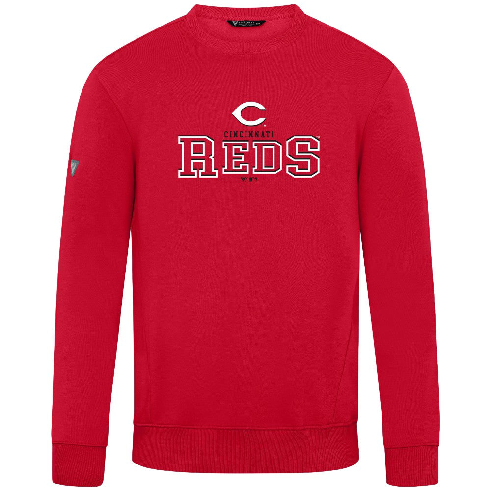 Cincinnati Reds Levelwear Zane Journey Sweatshirt Red