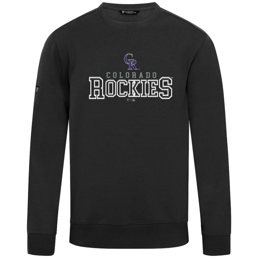 Colorado Rockies Levelwear Zane Journey Sweatshirt Black
